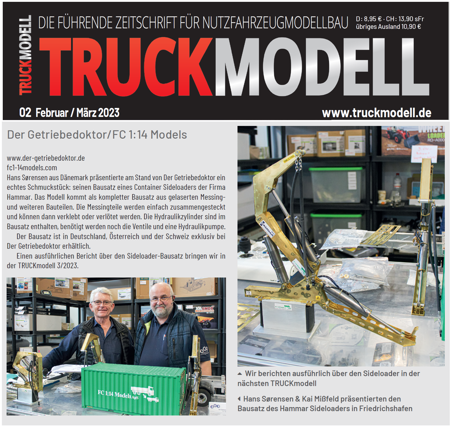 Truckmodell februar 2022 fc 1-14 models modelbyggeri